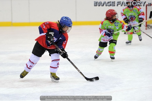 2011-01-30 Pinerolo 0985 Hockey Milano Rossoblu U10-Valpellice1 - Leonardo Quadrio